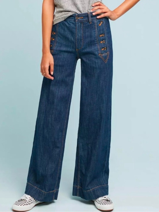 Anthropologie Denim - ANTHROPOLOGIE Pilcro Starboard Wide Leg Jeans Size 27